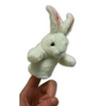 Custom Plush White Rabbit Finger Puppet